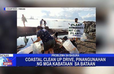 Coastal Clean Up Drive, pinangunahan ng mga kabataan sa Bataan | Bataan News