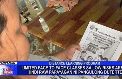 Limited face-to-face classes sa low risks area, hindi raw papayagan ni Pangulong Duterte | Central Luzon News