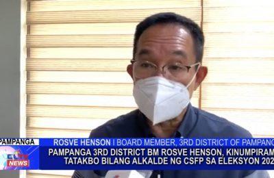 Pampanga 3rd District BM Rosve Henson, kinumpirmang tatakbo bilang alkalde ng CSFP sa Eleksyon 2022 | Pampanga News