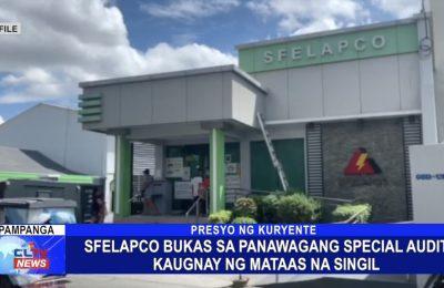 SFELAPCO bukas sa panawagang special audit kaugnay ng mataas na singil | Pampanga News