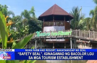 “Safety Seal”, iginawad ng Bacolor LGU sa mga tourism establishment | Pampanga News