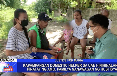 Kapampangan domestic helper sa UAE hinihinalang pinatay ng amo, pamilya nanawagan ng hustisya | Pampanga News