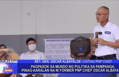 Pagpasok sa mundo ng pulitika sa Pampanga, pinag-aaralan na ni Former PNP Chief Oscar Albayalde