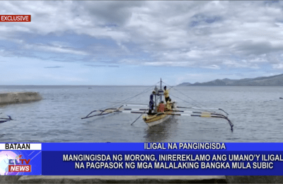 Mangingisda ng Morong, inirereklamo ang umano’y iligal na pagpasok ng mga malalaking bangka mula Subic