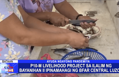 P10-M Livelihood Project sa ilalim ng Bayanihan II ipinamahagi ng BFAR Central Luzon