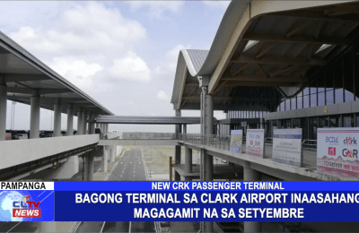 Bagong terminal sa Clark Airport inaasahang magagamit na sa Setyembre