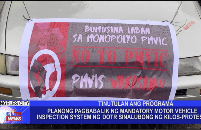 Planong pagbalik ng Mandatory Motor Vehicle Inspection System ng DOTR sinalubong ng kilos-protesta