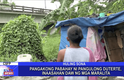 Pangakong pabahay ni Pangulong Duterte, inaasahan daw ng mga maralita