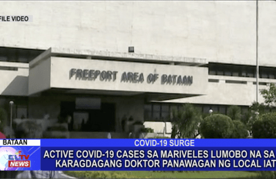 Active COVID-19 cases sa Mariveles lumobo na sa 659, karagdagang Doktor panawagan ng local IATF