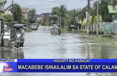 Macabebe isinailalim sa State of Calamity