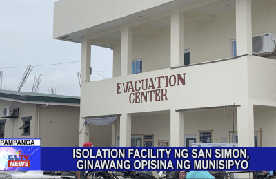 Isolation facility ng San Simon, ginawang opisina ng Munisipyo