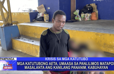 Mga katutubong Aeta, umaasa sa panlilimos matapos masalanta ang kanilang pananim, kabuhayan