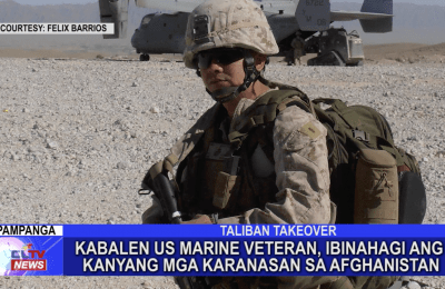 Kabalen US Marine Veteran, ibinahagi ang kanyang mga karanasan sa Afghanistan