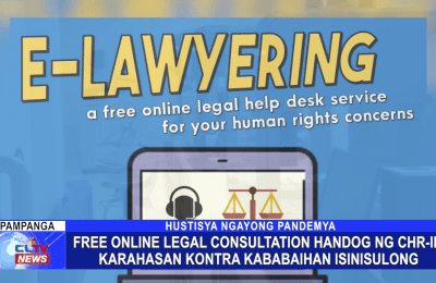 Free online legal consultation handog ng CHR-III, karahasan kontra kababaihan isinisulong