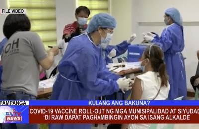 COVID-19 vaccine roll-out ng mga munisipalidad at siyudad, ‘di raw dapat paghambingin ayon sa isang alkalde