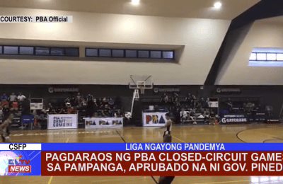 Pagdaraos ng PBA closed-circuit games sa Pampanga, aprubado na ni Gov. Pineda