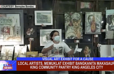 Local Artists, memuklat exhibit bangkanita makasaup king community pantry king Angeles City