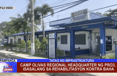 Camp Olivas Regional Headquarter ng PRO3, isasalang sa rehabilitasyon kontra baha