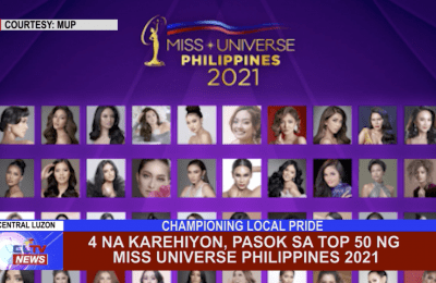 4 na karehiyon, pasok sa top 50 ng Miss Universe Philippines 2021