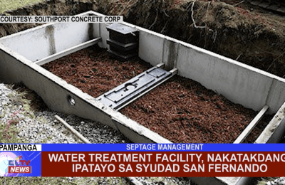 Water Treatment Facility, nakatakdang ipatayo sa Syudad San Fernando