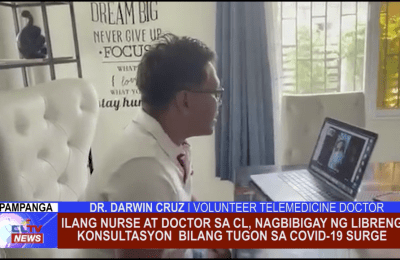 Ilang Nurse at Doctor sa CL, nagbibigay ng libreng konsultasyon  bilang tugon sa COVID-19 surge