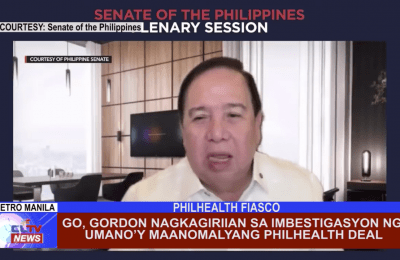 Go, Gordon nagkagiriian sa imbestigasyon ng umano’y maanomalyang Philhealth deal