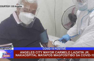 Angeles City Mayor Carmelo Lazatin Jr. Nakaospital matapos magpositibo sa COVID-19