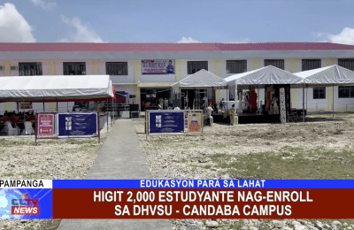 Higit 2,000 Estudyante nag-enroll sa DHVSU — Candaba Campus