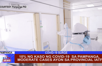 10% ng kaso ng COVID-19  sa Pampanga, moderate cases ayon sa Provincial IATF