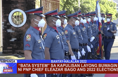 “BATA System” sa Kapulisan layong buwagin ni PNP Chief Eleazar bago ang 2022 Elections