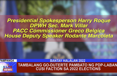 Tambalang Go-Duterte pambato ng PDP-Laban CUSI Faction sa 2022 elections