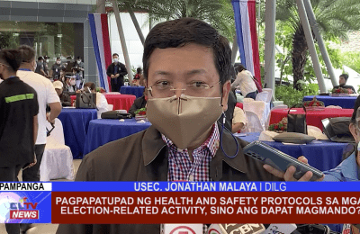 Pagpapatupad ng health and safety protocols sa mga election-related activity, sino ang dapat magmando?