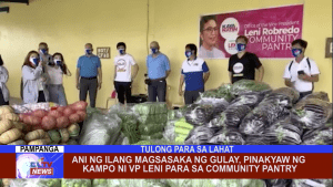 Ani ng ilang magsasaka ng gulay, pinakyaw ng kampo ni VP Leni para sa community pantry