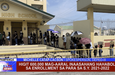 Higit 600,000 mag-aaral inaasahang hahabol sa enrollment sa para sa S.Y. 2021-2022