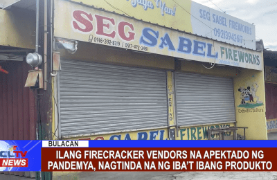 Ilang firecracker vendors na apektado ng pandemya, nagtinda na ng iba’t ibang produkto