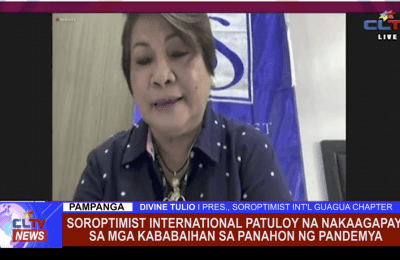 Soroptimist International patuloy na nakaagapay sa mga kababaihan sa panahon ng pandemya