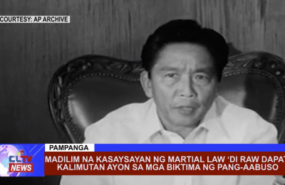 Madilim na kasaysayan ng Martial Law ‘di raw dapat kalimutan ayon sa mga biktima ng pang-aabuso