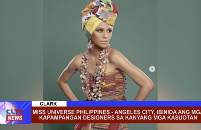 Miss Universe Philippines – Angeles City, ibinida ang mga Kapampangan Designers sa kanyang mga kasuotan