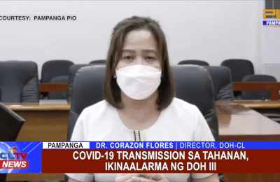 Covid-19 transmission sa tahanan, ikinaalarma ng DOH-III