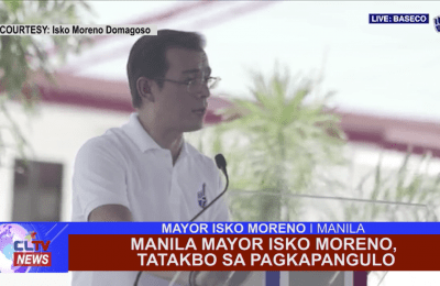 Manila Mayor Isko Moreno, tatakbo sa pagkapangulo