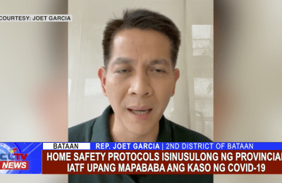 Home Safety Protocols isinusulong ng Provincial IATF upang mapababa ang kaso ng COVID-19