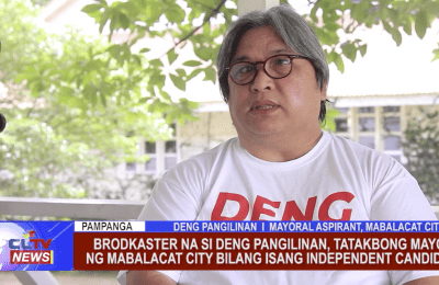 Brodkaster na si Deng Pangilinan, tatakbong Mayor ng Mabalacat City bilang isang Independent Candidate