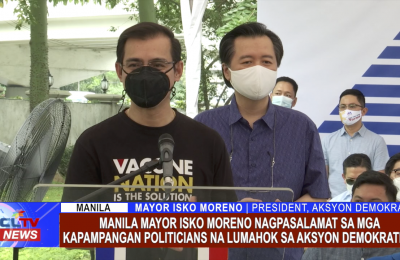 Manila Mayor Isko Moreno nagpasalamat sa mga Kapampangan Politicians na lumahok sa Akson Demokratiko