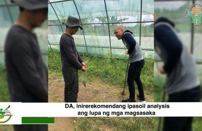 DA, inirerekomendang ipasoil analysis ang lupa ng mga magsasaka | Agri-Balita Central Luzon