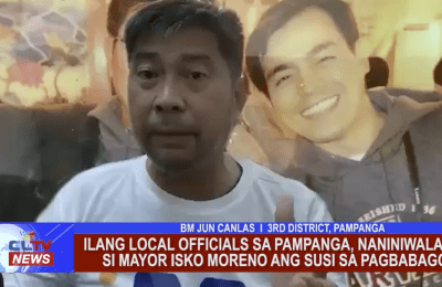 Ilang Local Officials Pampanga, naniniwalang si Mayor Isko Moreno ang susi sa pagbabago