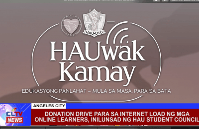 Donation drive para sa internet load ng mga online learners, inilunsad ng HAU student council