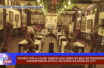 Exhibit-for-a-cause tampok ang obra ng mga beteranong Kapampangan artist, on-going sa Angeles City