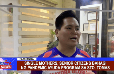 Single mothers, senior citizens bahagi ng pandemic ayuda program sa Sto. Tomas