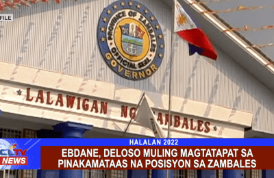 Ebdane, Deloso muling magtatapat sa pinakamataas na posisyon sa Zambales