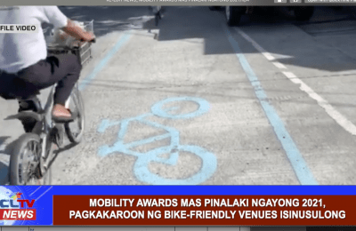 Mobility Awards mas pinalaki ngayong 2021, pagkakaroon ng bike-friendly venues isinusulong